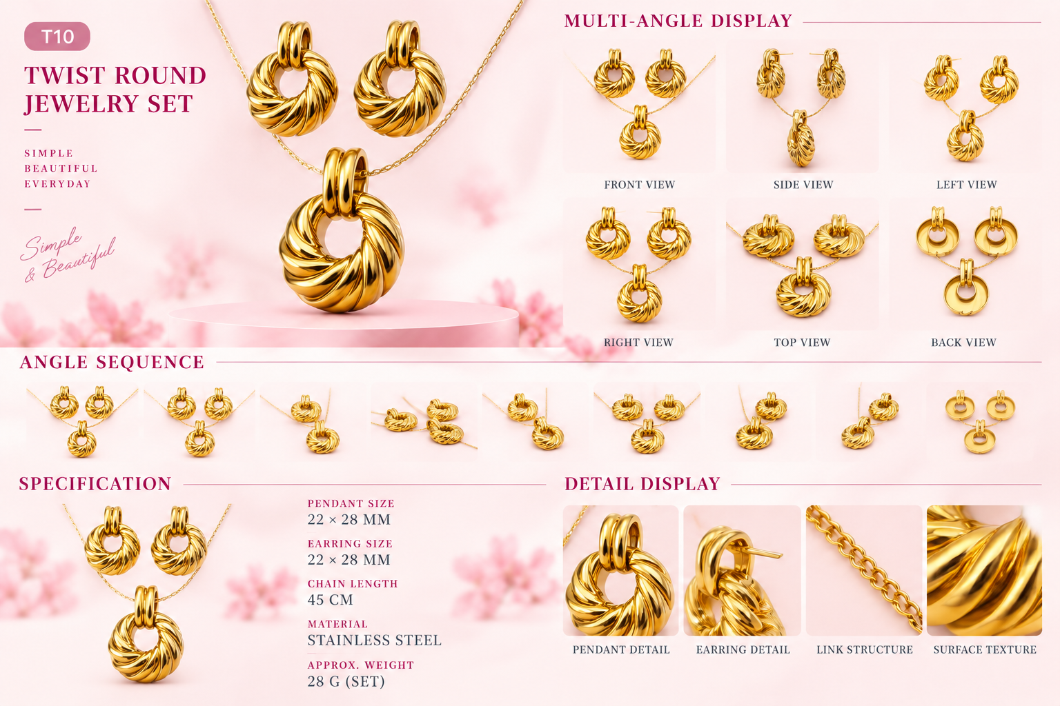 Women's Jewelry Sets - 7 Styles