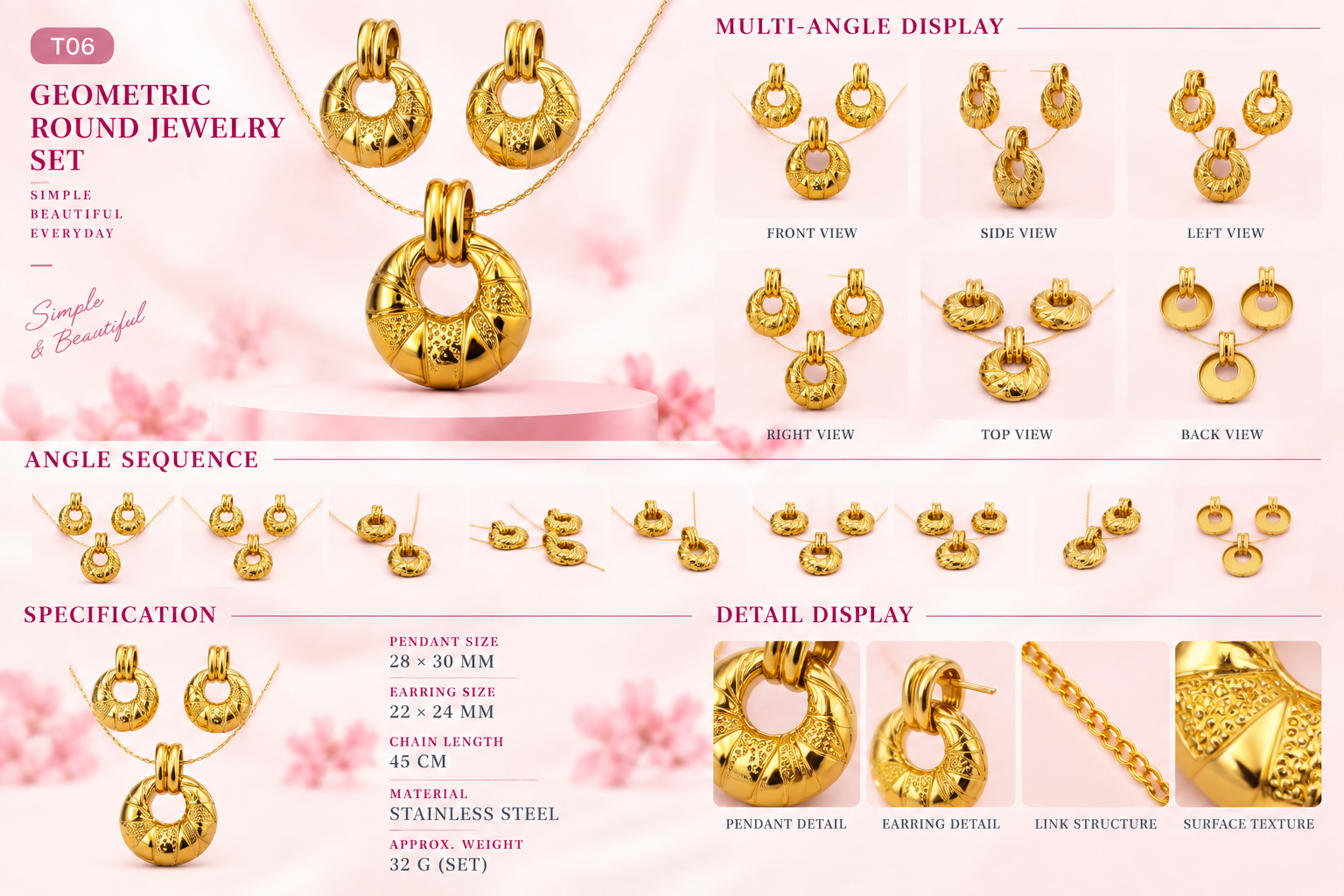 Women's Jewelry Sets - 7 Styles - 2