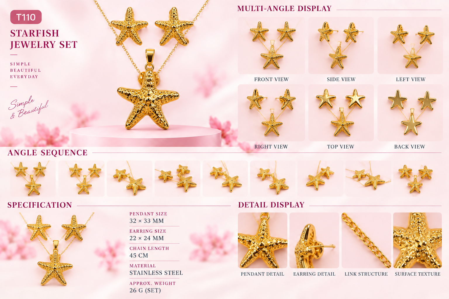 Women's Jewelry Sets - 7 Styles - 3