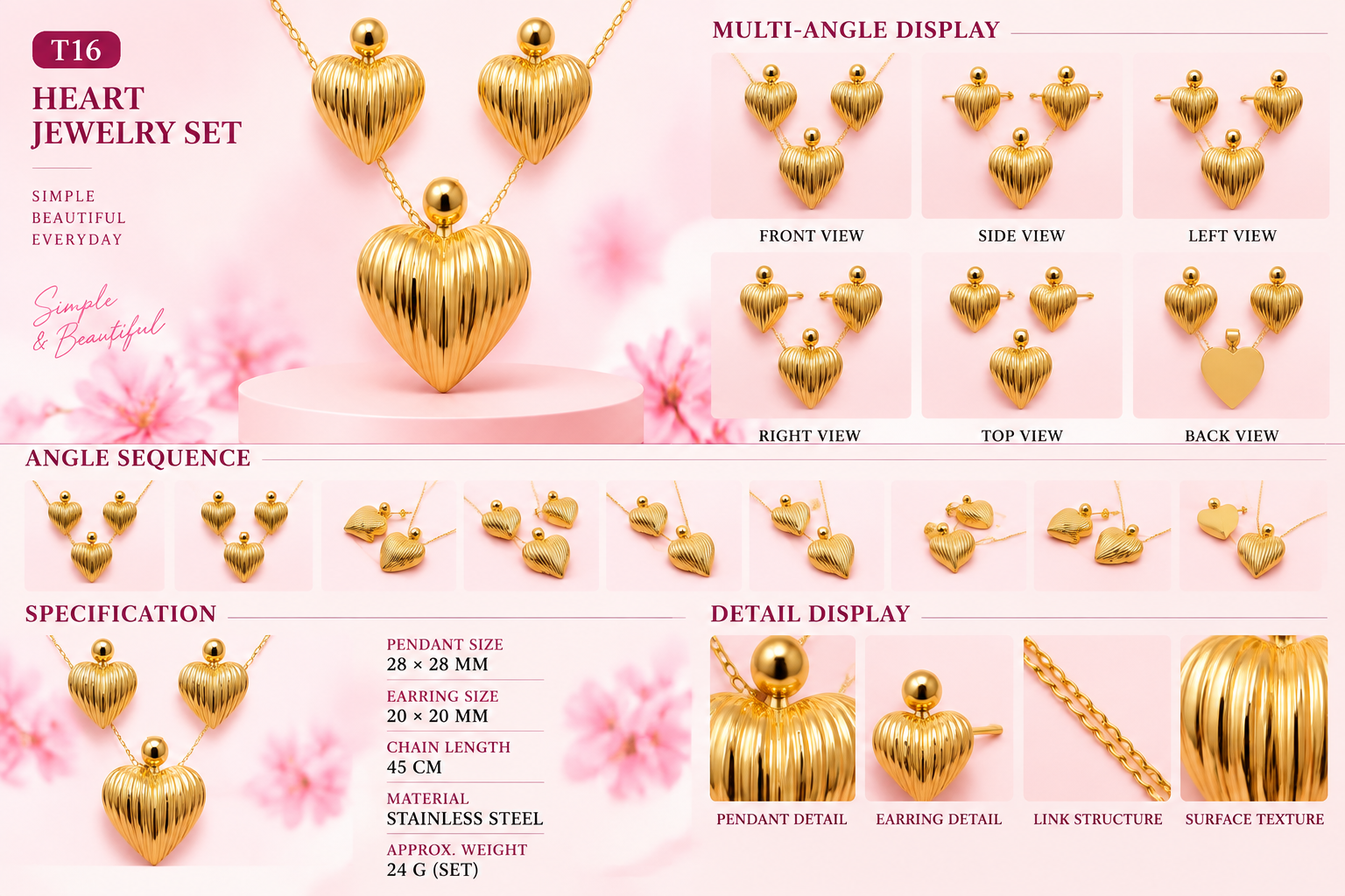 Women's Jewelry Sets - 7 Styles - 6