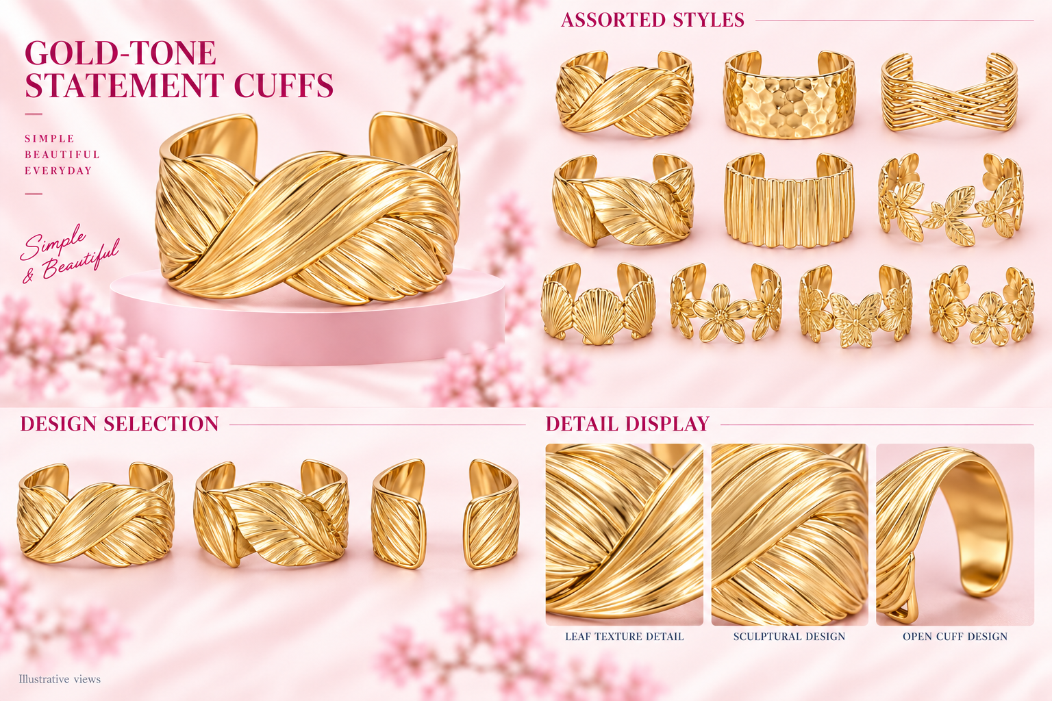 Fashion Bracelets - 46 Assorted Styles - 2