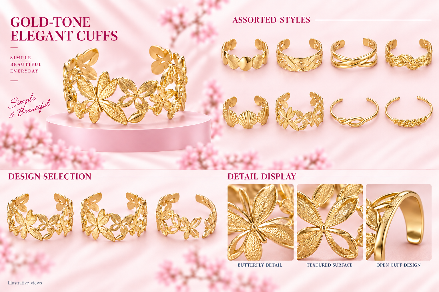 Fashion Bracelets - 46 Assorted Styles - 3