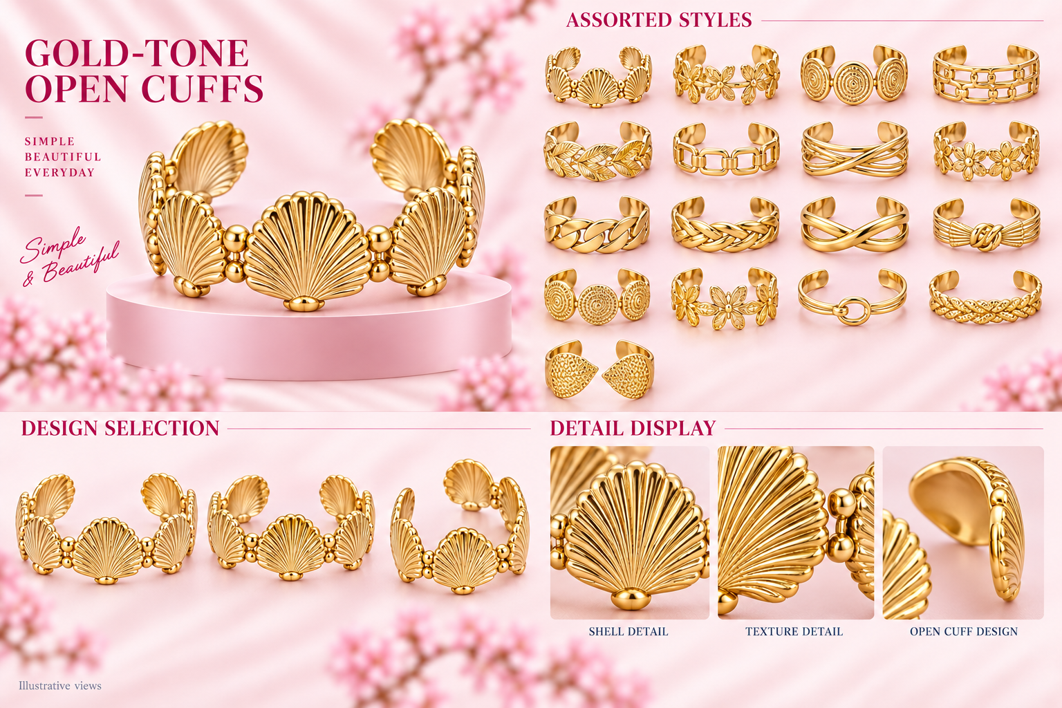 Fashion Bracelets - 46 Assorted Styles - 4