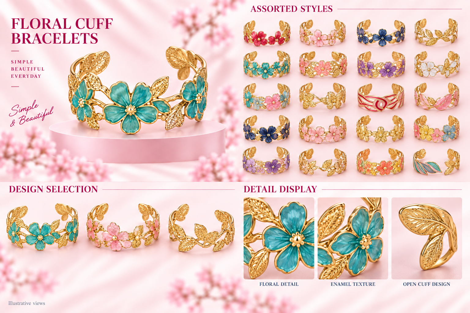 Enamel Colour Bracelet