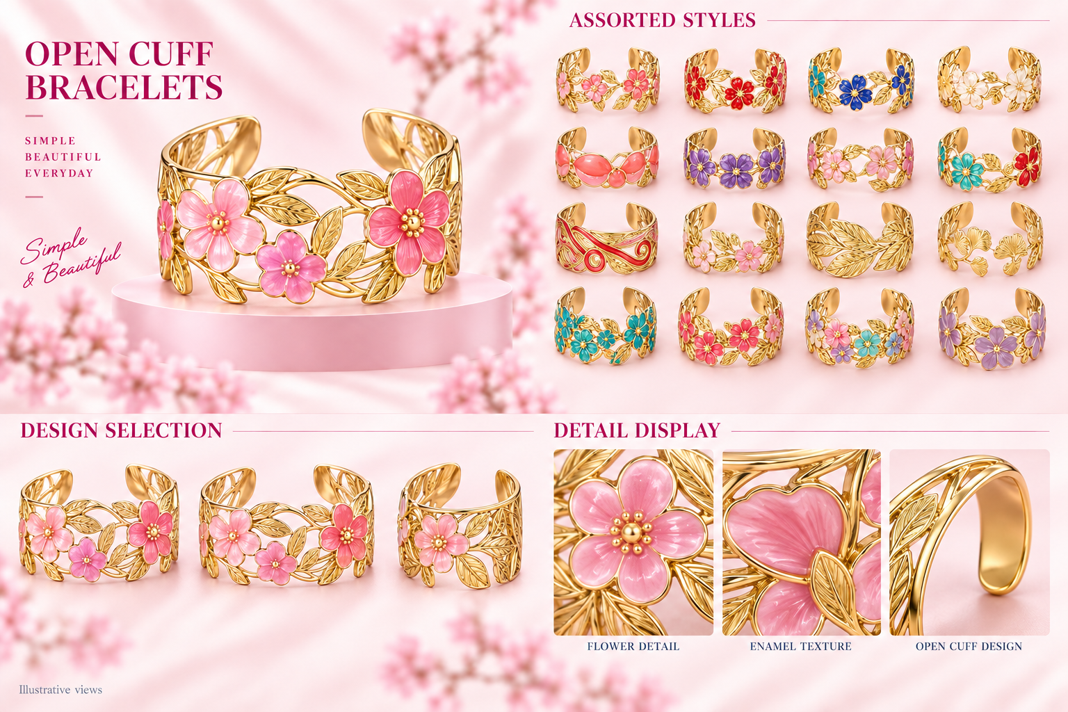 Enamel Colour Bracelet - 2